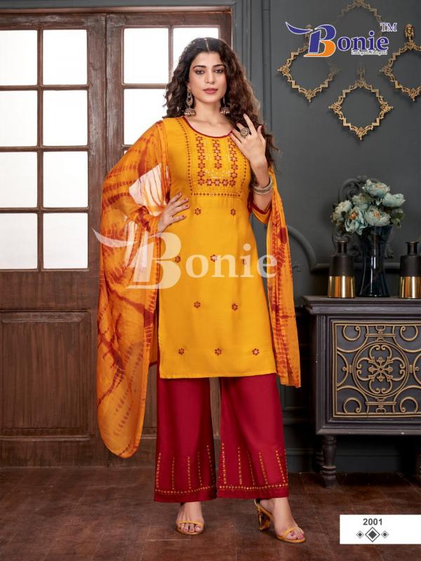 Bonie Stuti 2 Fancy Designer Rayon Readymade Collection